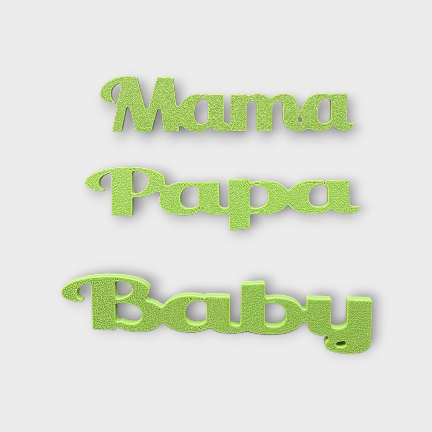 🤍Set „Eltern“ – Steck-Elemente Mama • Papa • Baby für den 167 Moments Bilderrahmen