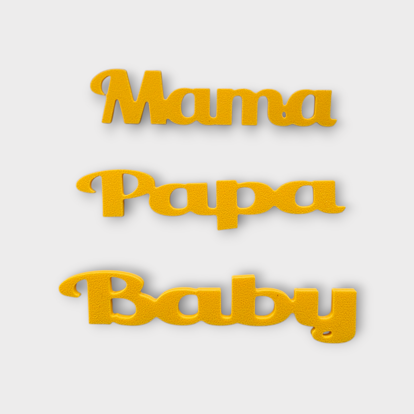 🤍Set „Eltern“ – Steck-Elemente Mama • Papa • Baby für den 167 Moments Bilderrahmen