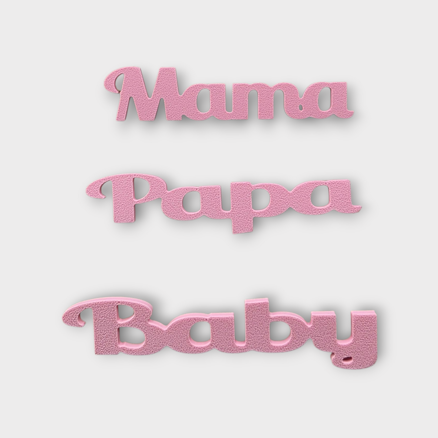 🤍Set „Eltern“ – Steck-Elemente Mama • Papa • Baby für den 167 Moments Bilderrahmen