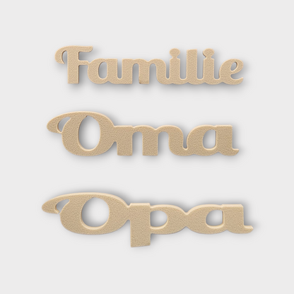 🧡 Set „Familie“ – 167 Moments Steck-Elemente (Oma | Opa | Familie)