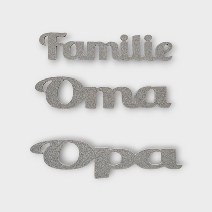 🧡 Set „Familie“ – 167 Moments Steck-Elemente (Oma | Opa | Familie)
