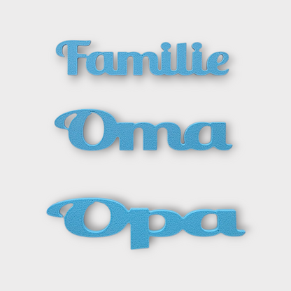 🧡 Set „Familie“ – 167 Moments Steck-Elemente (Oma | Opa | Familie)