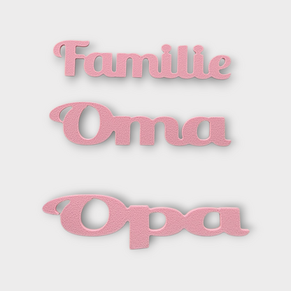 🧡 Set „Familie“ – 167 Moments Steck-Elemente (Oma | Opa | Familie)