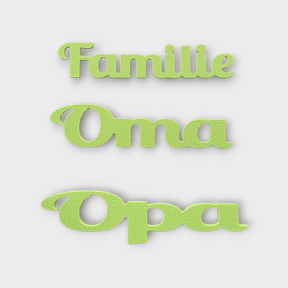 🧡 Set „Familie“ – 167 Moments Steck-Elemente (Oma | Opa | Familie)