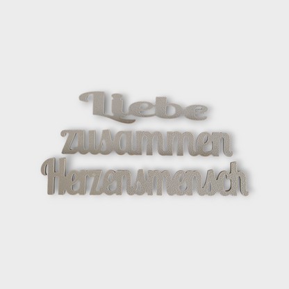 🧡 Set „Liebe“ – 167 Moments Steck-Elemente (Liebe | zusammen | Herzensmensch)