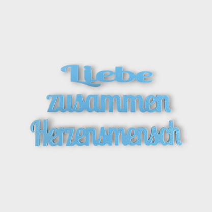 🧡 Set „Liebe“ – 167 Moments Steck-Elemente (Liebe | zusammen | Herzensmensch)